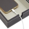 Juvale Leather Valet Catchall Tray for Men with 6 Compartments