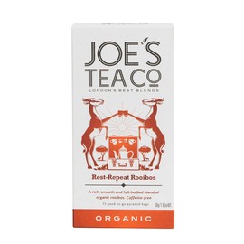 Joe's Tea Rest-Repeat Rooibos Organic Pyramid Tea Bags, 15-Count