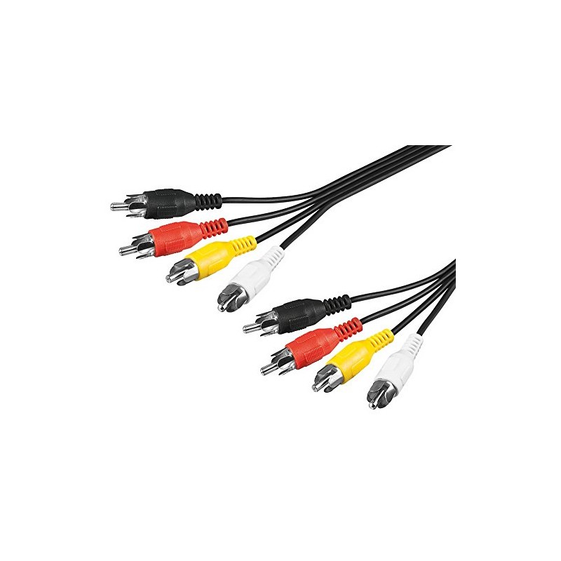 Goobay 33690 Stereo RCA cable 4x RCA - 4 RCA