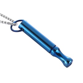 Stress Relief Necklace - Stress Breathing Necklace - Stress Relief Meditation Pendant, Mindful Breathing Necklace, Stainless Steel Breath Necklace