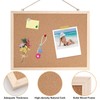 Barlone Cork Pin Board, Pin Board with Wooden Frame, 20