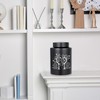 Medium Memorial Urn for Adult Ashes - Black Love Tree