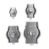 POFET 10 Pack 304 Stainless Steel Bolt Wire Clip, Adjustable