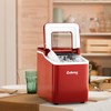 COSTWAY Countertop Ice Maker, 26Lbs/24H Portable Ice Machine with Self-Cleaning