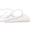 franknatur Stomach Sleeper Pillow Cotton Controlled Organic Organic Cultivation Pillow