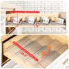 PanPanPal Spice Drawer Organizer, 4 Tier- 4 Pack Clear Acrylic