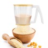 TOPINCN Flour Sieve Hand Bowl Flour Sieve Sieve Powder Flour