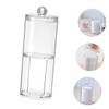 STOBAZA 2pcs Double Layer Cotton Swab Container Gauze Swabs Box