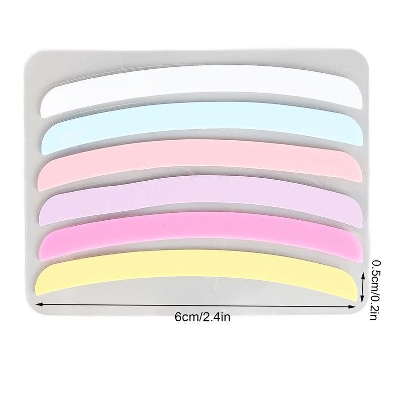 30 Pairs Silicone Lash Lift Ribbon Covers Kit Soft Flexible