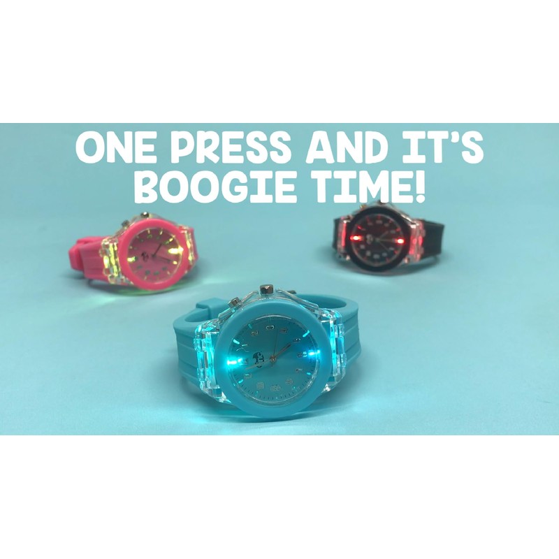 Tinc Boogie LED Flashing Analogue Watch BOOWATBL, Blue