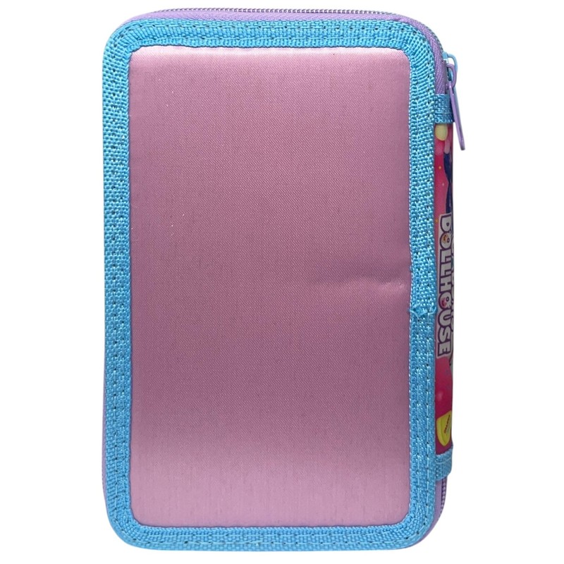 CARTOON Pencil Case 3 Zip Complete 44 Pieces for School