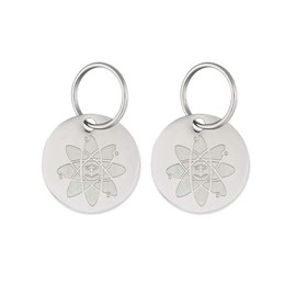 Natural Flea & Tick Repellent Collar Tag for Dogs & Cats – BioPower Pet Shield – Safe for Pets When Used as Directed – Lasts 1 Full Year - Standard Tag (2 Pack)