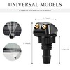 KVAEY 2 PCS Front Windshield Washer Nozzles, Windshield Left Right