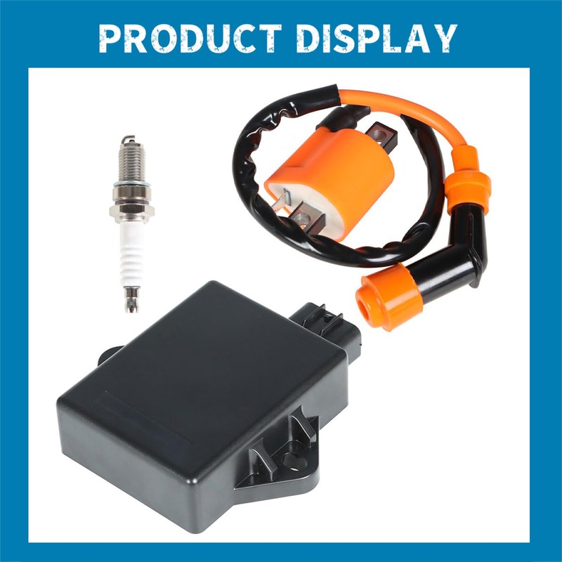 Silscvtt CDI Ignition Coil Spark Plug Replacement for Polaris Trail