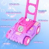SHCKE Bubble Lawn Mower Bubble Machine for Toddlers 1-3,Rechargeable or