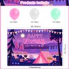 Pink Camping Party Decoration, 5 x 3.3 FT Girl Camping