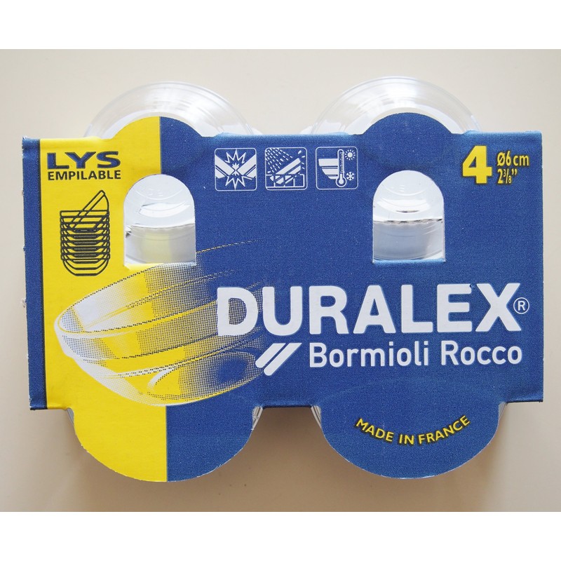 Duralex Squirrel Stack Bowl 2.4 inches (6 cm), Set of