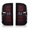 G-PLUS Smoke Lens Rear Tail Light Brake Lamp w/Wiring Harness