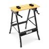 DNA MOTORING Adjustable Workbench - Portable Foldable Multi-Purpose, with Measuring