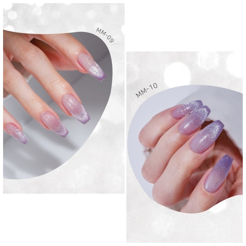 MIGOTHIC Sparkling Magnetic Gel 10ml, Color:MM‑06