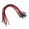 50Pcs Diode Wired Light Emitting Round Head High Brightness In