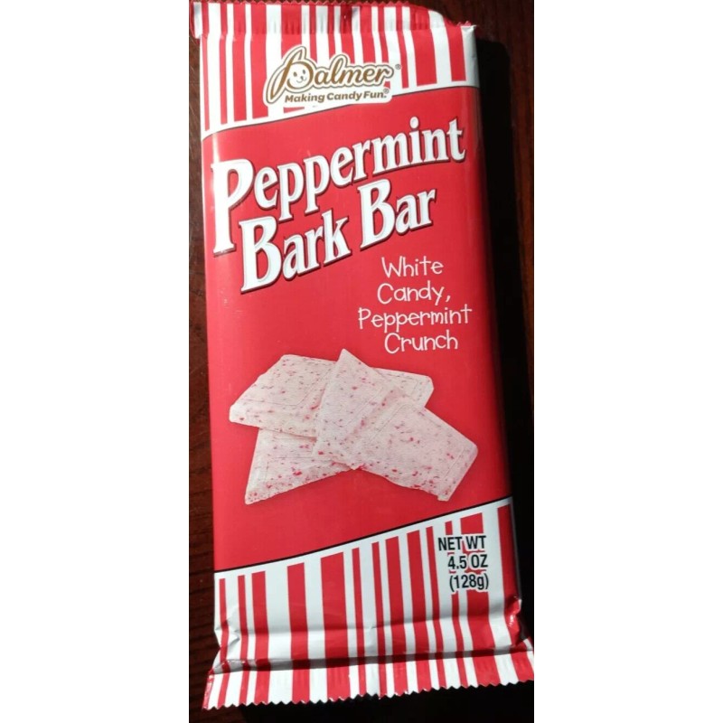 Palmer Peppermint Bark Bar White Candy 4.5oz-Brand New-SHIPS N 24