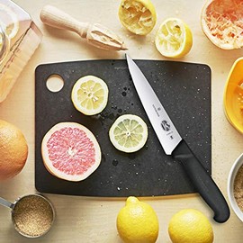 hecef Juego de 5 cuchillos de cocina plateados, hoja de acabado satinado con mango hueco, incluye chef de 8 pulgadas, pan de 8 pulgadas, Santoku de 8 