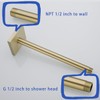 SW-91038-12BG-SQ, accesorio de baño de acero inoxidable montado en la