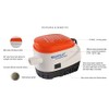 SEAFLO Automatic Submersible Boat Bilge Water Pump 24v 750gph Auto