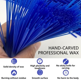 Casting Wax Wire,1mm Round Sprue Wax Wire,Smooth Surface,Easy to Shape, Non Stick Engraving Moulding Wax Line Stick,for Dental Handicraft Jewellery Mould Casting
