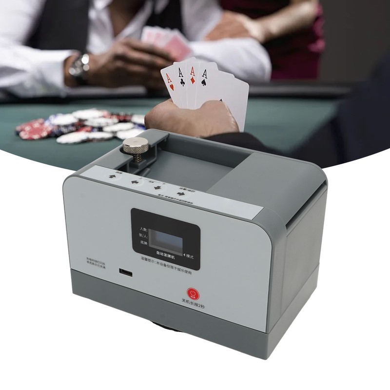 Playing Card Machine Smart Mini Automatic Deck Shuffler Electric Card