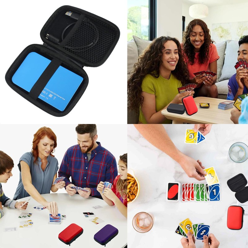 PSFXBM 3 Pcs Playing Card Case for UNO, Playing Card