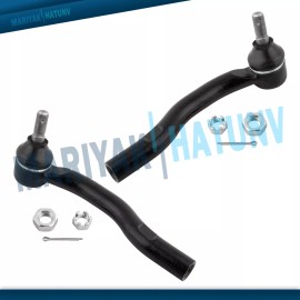 BOXI Pair Front Outer Tie Rod Ends For 2002-2003 Lexus ES300 Toyota Camry Highlander