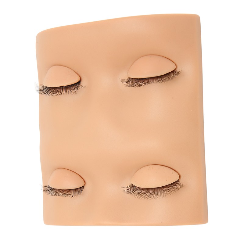 Eyelash Practice Mannequin Head Double Layer Lash Mannequin Head with