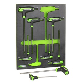 GRIPEDGE 8-PC STAR T-Handle Driver Set | Sizes - T10, T15, T20, T25, T27, T30, T40, T45| Made With S2 Steel | Includes Premium EVA Foam Tray|