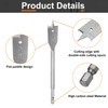 sourcing map 3Pcs Spade Drill Bit 3/4" Paddle Flat Bits