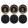 6PCS Billiard Cue Tips PU Multiple Layer Pool Cue Tips