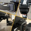 2 inches to 1-1/4 inches Hitch Receiver Adapter Insert Sleeve