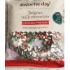 Favorite Day Target-Belgian Milk Chocolate Covered Pretzel W/Holiday Sprinkles. 1.oz/28gm.