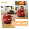Sosoport Cute Demon Small Desktop Trash Can with Lid Silent