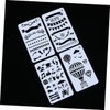 Hohopeti 12pcs Funny Painting Templates for Durable DIY Drawing Tools