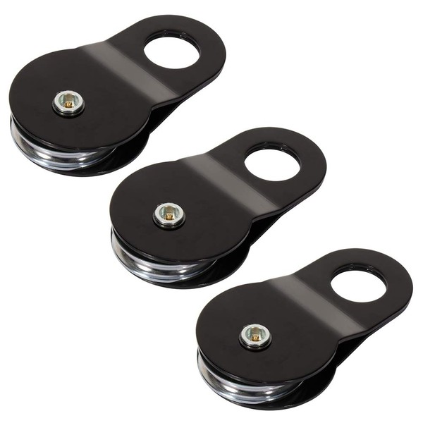 OCPTY 3 pcs High Strength Steel 20,000 lb Snatch Block