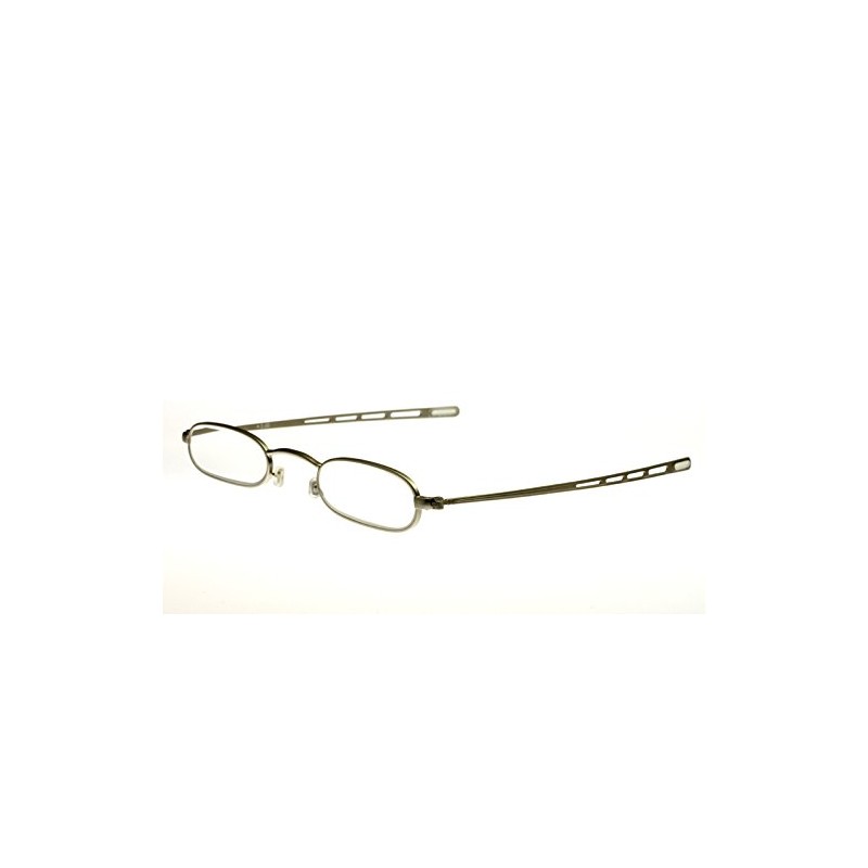 Eyemagine Slender Eyes [imajine] Titanium Gray Round Compact Senior Glass