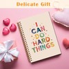 JINYO I Can Do Hard Things Inspirational Notebook, Motivational Positive
