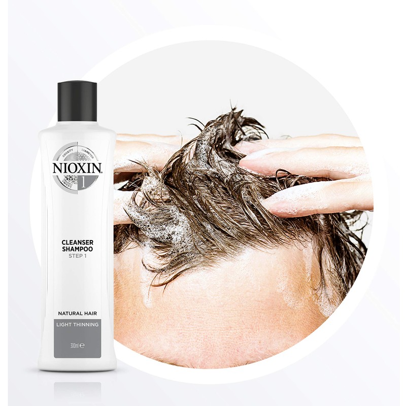 Nioxin Innovative 3-stage system system 1 cleanser shampoo for naturally