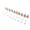 ANGEEK WH148 B250K Dual Stereo 6-Pin Potentiometer with Nuts and