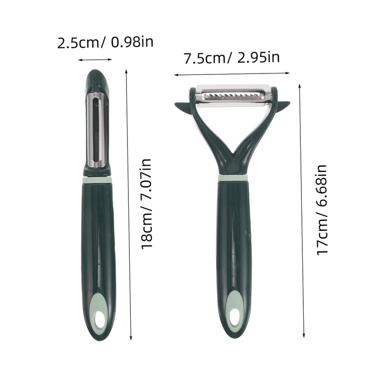 ULTECHNOVO 2pcs Innovative Kitchen Gadgets Kitchen Accessory Vegetable Slicer Fruit