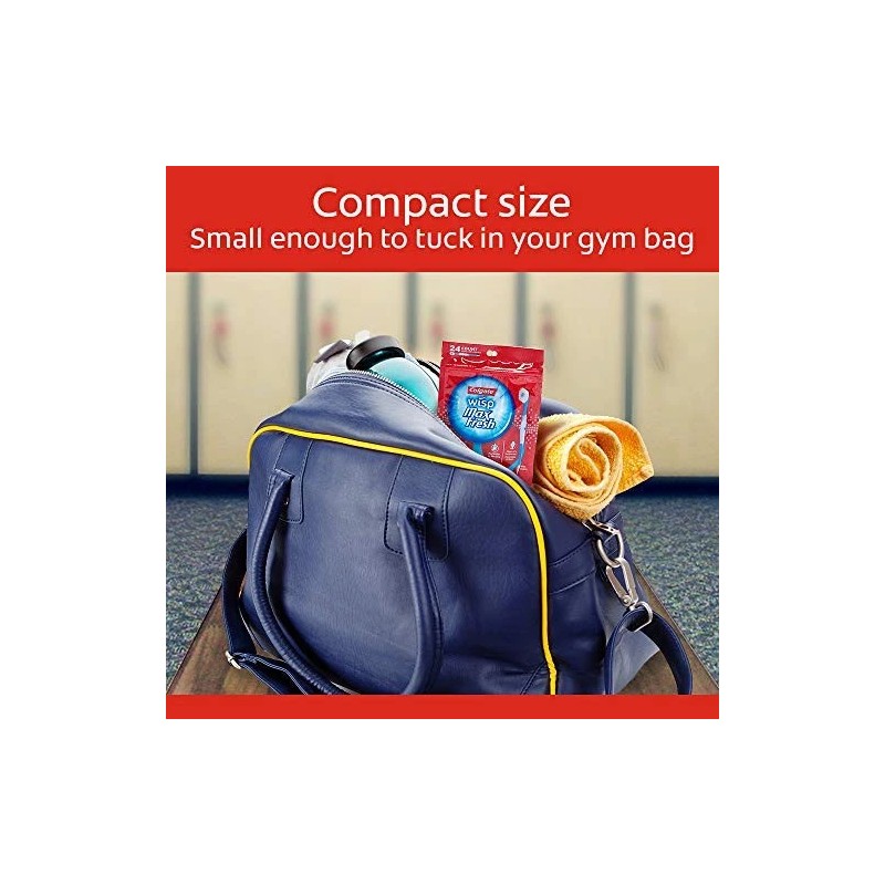 Colgate Max Fresh Wisp Mini Disposable Toothbrush Pack of 24