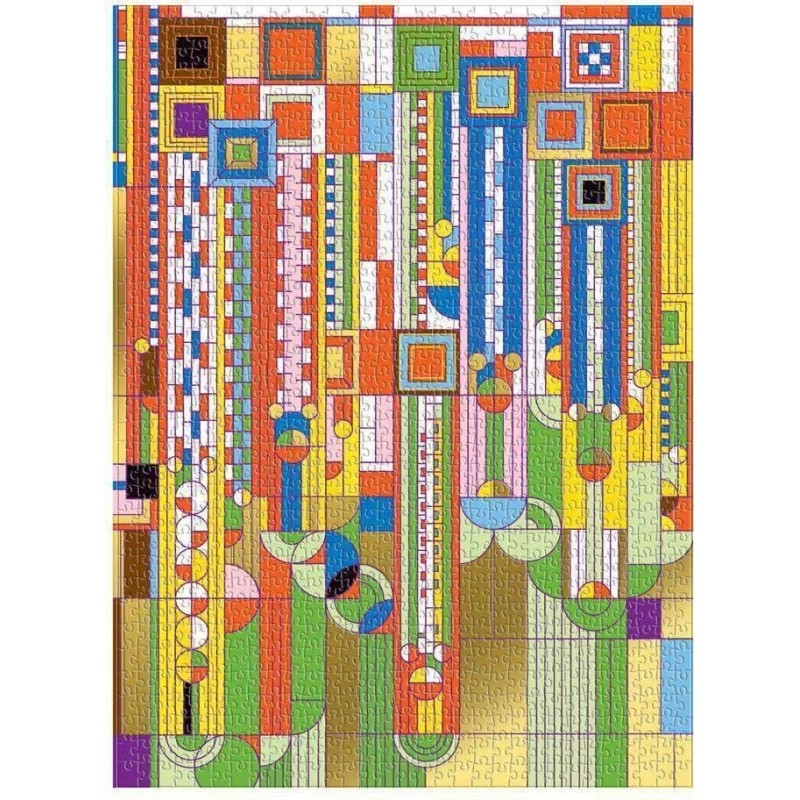 Frank Lloyd Wright Saguaro Forms and Cactus Flowers 1000-Piece Puzzle