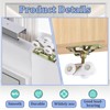 4Pcs Sliding Pocket Door Rollers Assembly for Johnson Part Hardware